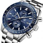 BENYAR - Wrist Watch for Men, Stainless Steel Strap Watches