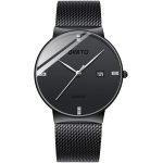 Deep Blue Ultra Thin Wrist Watches for Men