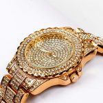 Round Crystal Rhinestone Diamond Watch Women