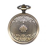 Dragon Mechanical Skeleton Pocket Watch with Chain