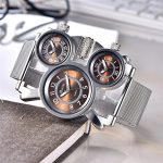Rugged Elegance: Men's Military Watch with Stainless Steel Mesh Strap for Bold Outdoor Adventures