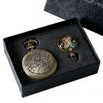 YISUYA Vintage Bronze Doctor Who Retro Dr. Who Quartz Pocket Watch
