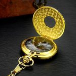 Vintage Pocket Watch Roman Numerals with Chain