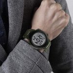 Digital Sports Watch, Waterproof LED Screen Large Face Military
