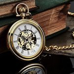 Timeless Elegance: Stuhrling Original Men's Vintage Mechanical Pocket Watch in Gold