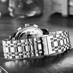 Waterproof Date Business Watch Quartz Analog