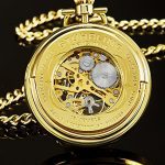Timeless Elegance: Stuhrling Original Men's Vintage Mechanical Pocket Watch in Gold