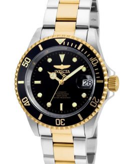 Invicta Men's Pro Diver 40mm Steel and Gold Tone Stainless Steel