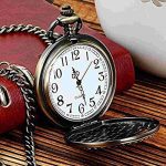 Train Copper Dangle Pendant Quartz Pocket Watch