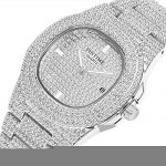 Unisex Luxury Full Diamond Watches Silver/Gold