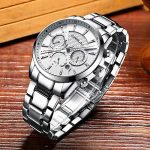CRRJU Watches for Men,Chronograph Elegant Business Date Analog