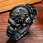 CRRJU Watches Men's Date Business Casual Chronograph