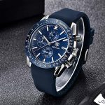 BENYAR - Stylish Wrist Watch for Men, Silicon Strap Quartz Movement