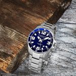 Stuhrling Original Mens Swiss Quartz Stainless Steel Sport