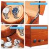 Automatic Wood Watch Winder Display Box Storage