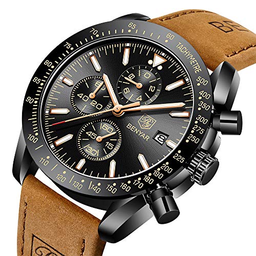 61fv+1bHe8L BENYAR Waterproof and Scratch Resistant Wrist Watch