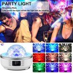 Star Projector Night Light Bluetooth Speaker for Kids