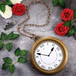 Gold Clock Necklace: A Must-Have Hip Hop Rapper Accessory for Your White Rabbit Costume