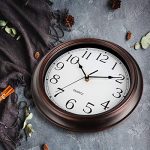 Wall Clock - Battery Operated 12 Inch Silent Non-Ticking Wall Clocks