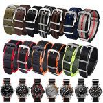 PBCODE Seat Belt Nylon NATO Strap Heavy Duty Military Watch