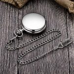 Classic Smooth Vintage Quartz Pocket Watch