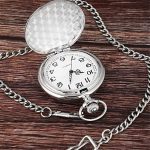 Classic Smooth Vintage Quartz Pocket Watch