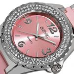 Crystals On Bezel On Ceramic Bracelet Watch August Steiner
