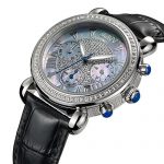 Carat Diamond Wrist Watch with Leather Bracelet JBW