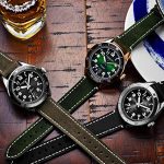 Stuhrling Original Mens Watch -Black Leather Dress Watches