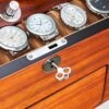 Automatic Wood Watch Winder Display Box Storage