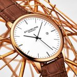 Mens Watch Calfskin Leather Strap Stuhrling Original