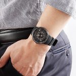 Skone Unique Men's Watches Waterproof, Fashion Silicone Strap