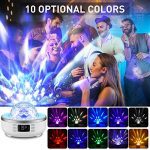 Star Projector Night Light Bluetooth Speaker 360 Degree Rotation
