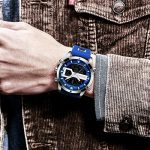 Digital LED Waterproof Sports Watches Chronograph Silicone Band