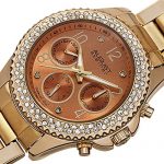 Filled Bezel August Steiner Women's Multifunction Watch