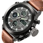 Analog Digital Golden Hour Military Watch Waterproof