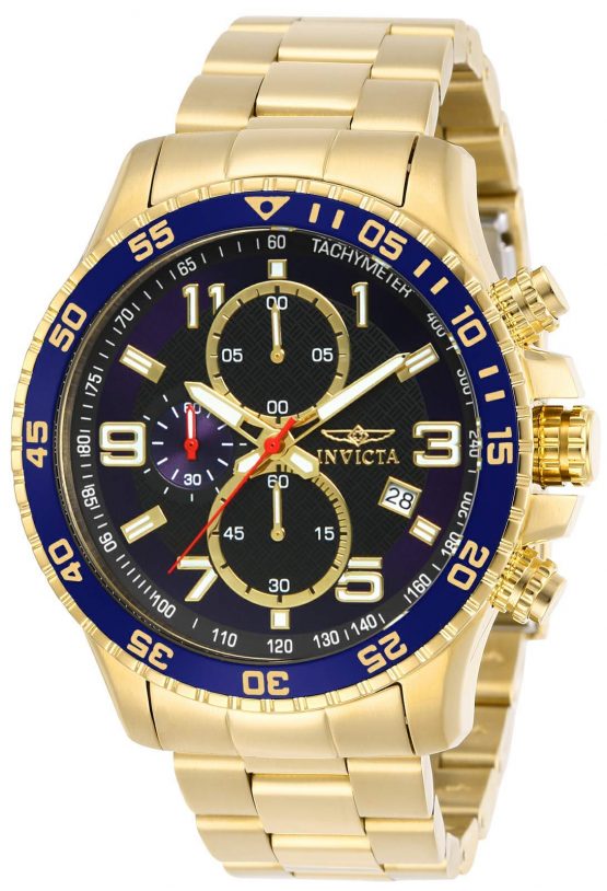 Invicta Men's Specialty 45mm Gold Tone Stainless Steel
