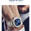 Leather Bell Wrist Watch Men Chronograph Water Resistant