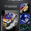 Waterproof Clock Male Wristwatch Diving Watch for Men