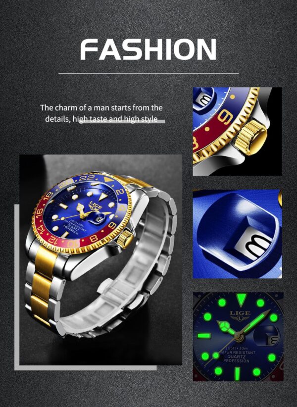 Waterproof Clock Male Wristwatch Diving Watch for Men Waterproof Clock Male Wristwatch Diving Watch for Men