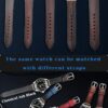 Leather Watchband for Galaxy Watch Strap 18mm 20mm 22mm 24mm