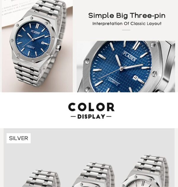 Waterproof Shockproof Luxury Quartz Men Watch Waterproof Shockproof Luxury Quartz Men Watch