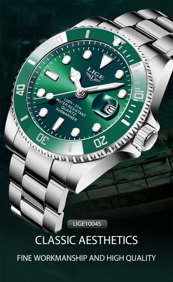 30ATM Waterproof Date Clock Sport Diver Watch 30ATM Waterproof Date Clock Sport Diver Watch