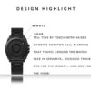 Magnetic ball sport watch rubber strap