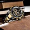 LIGE Watch Mens 24Hour Moon Phase