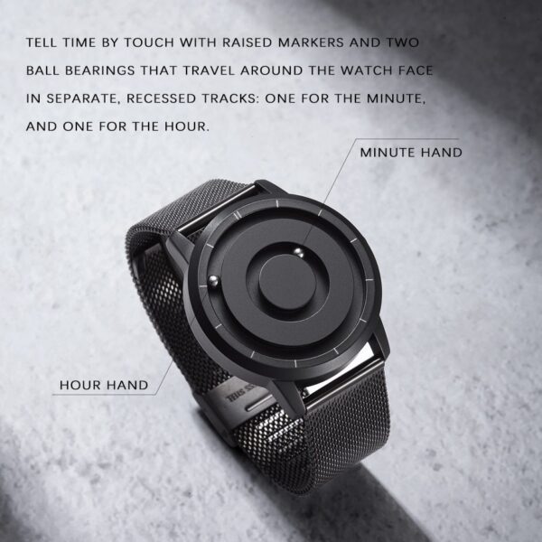 Blue Gold Magnetic Metal Multifunctional Watch