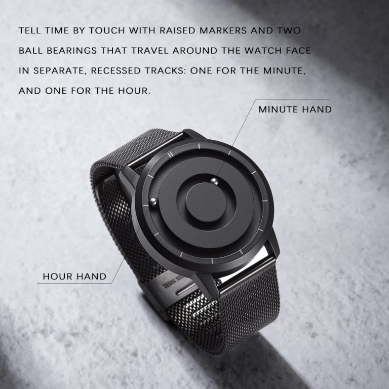 Blue Gold Magnetic Metal Multifunctional Watch Blue Gold Magnetic Metal Multifunctional Watch