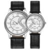 Ultrathin Leather LOVE Romantic Couple Wrist Watch