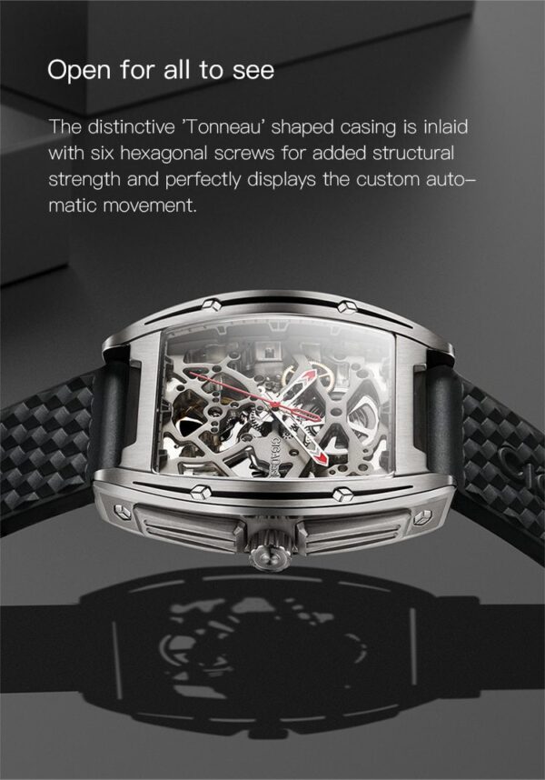 Luxurious Titanium Case Men's Automatic Wristwatch Luxurious Titanium Case Men's Automatic Wristwatch