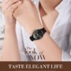 Timeless Elegance: Ultra-Thin Leather Couple Wristwatches